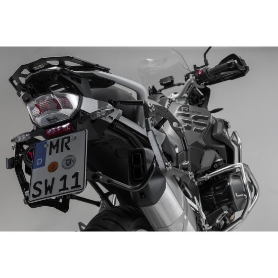 Σετ βάσεων και βαλιτσών SW-Motech TRAX ADV BMW R 1200 GS/Adv. LC 13- ασημί