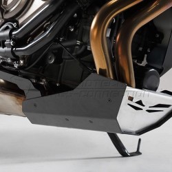 Ποδιά κινητήρα SW-Motech Yamaha MT-07 -20 μαύρο-ασημί