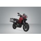 Σετ βάσεων και βαλιτσών SW-Motech TRAX ADV 45 lt. Ducati Multistrada V4/S/Sport/Rally ασημί