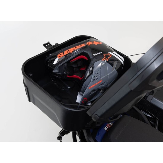 Σετ βάσης και βαλίτσας topcase SW-Motech DUSC L CFMoto 800MT μαύρο