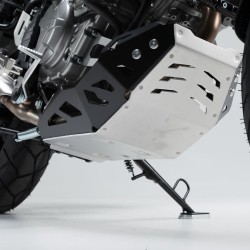 Ποδιά κινητήρα SW-Motech Suzuki DL 650 V-Strom 12- μαύρο-ασημί 