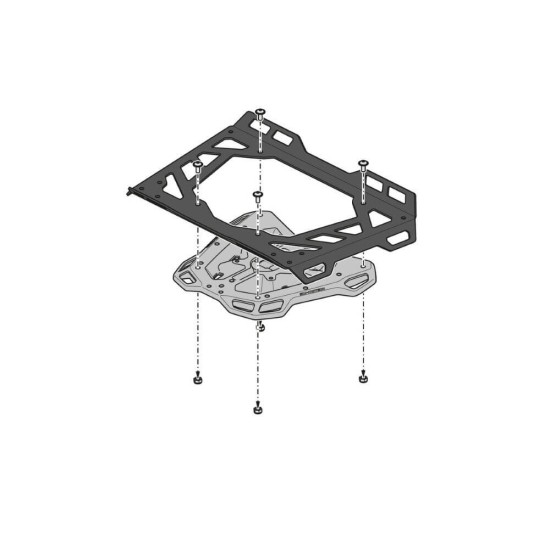 Βάση topcase SW-Motech STREET-RACK Honda CB 750 Hornet