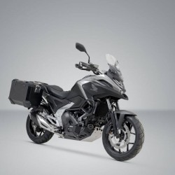 Σετ βάσεων και βαλιτσών SW-Motech TRAX ADV 37 lt. Honda NC 750 X 21- μαύρο