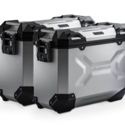 Σετ βάσεων και βαλιτσών SW-Motech TRAX ADV 37 lt. BMW S 1000 XR 20- ασημί
