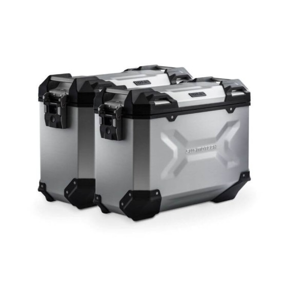 Σετ βάσεων και βαλιτσών SW-Motech TRAX ADV 37 lt. BMW S 1000 XR 20- ασημί Σετ βάσεων και βαλιτσών SW-Motech TRAX ADV 37 lt. BMW S 1000 XR 20- ασημί