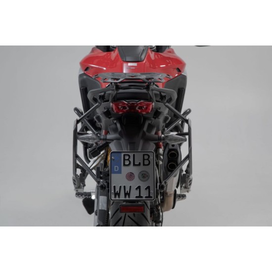 Σετ βάσεων και βαλιτσών SW-Motech TRAX ADV 37 lt. Ducati Multistrada V4/S/Sport/Rally μαύρο