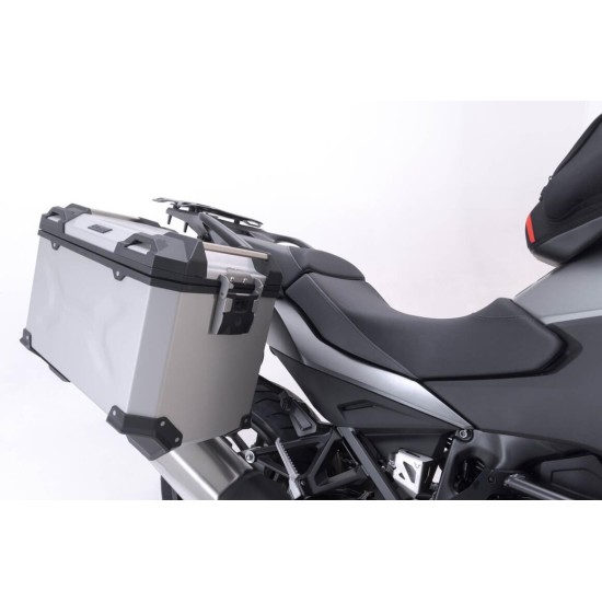 Σετ βάσεων και βαλιτσών SW-Motech TRAX ADV 45 lt. Honda NT 1100 ασημί