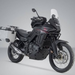 Σετ βάσεων και βαλιτσών SW-Motech TRAX ADV 45 lt. Honda XL 750 Transalp ασημί