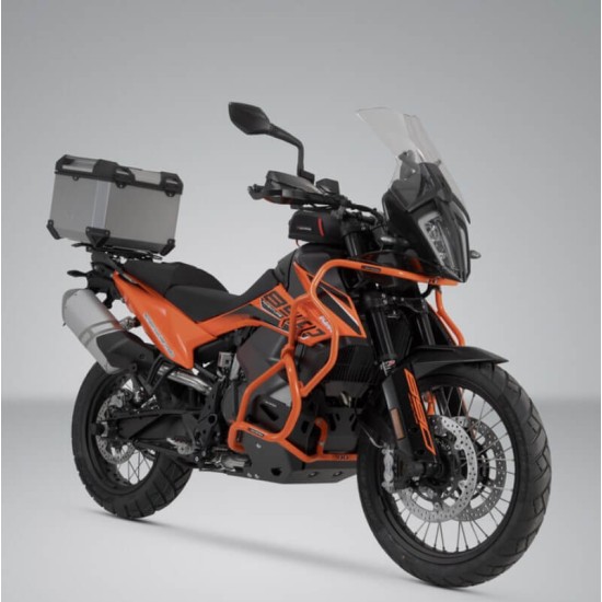 Σετ βάσης και βαλίτσας topcase SW-Motech TRAX ADV KTM 890 Adventure/R ασημί