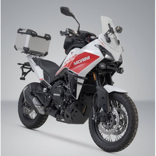 Σετ βάσης και βαλίτσας topcase SW-Motech TraX ADV Moto Morini X-Cape 649 ασημί Σετ βάσης και βαλίτσας topcase SW-Motech TraX ADV Moto Morini X-Cape 649 ασημί
