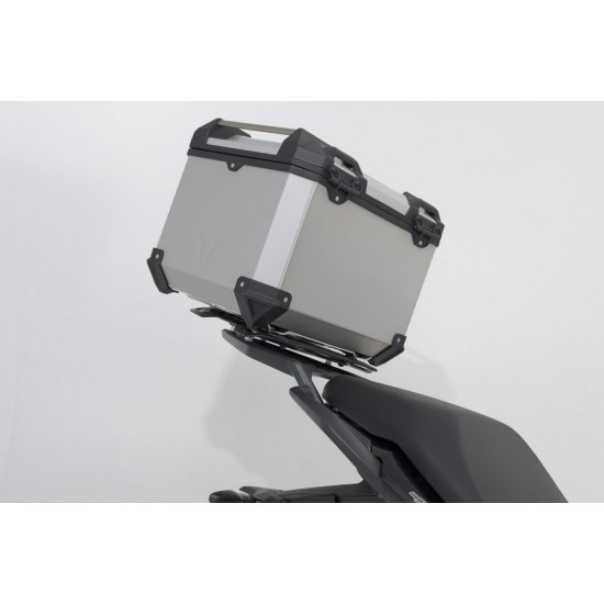 Σετ βάσης και βαλίτσας topcase SW-Motech TRAX ADV Triumph Tiger 660 Sport ασημί