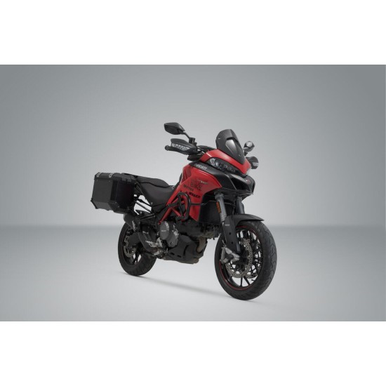 Σετ βάσεων και βαλιτσών SW-Motech TRAX ION 37 lt. Ducati Multistrada V4/S/S Sport μαύρο