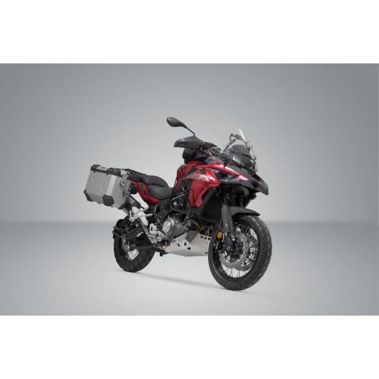 Σετ βάσεων και βαλιτσών SW-Motech TRAX ADV BENELLI TRK 502 X ασημί Σετ βάσεων και βαλιτσών SW-Motech TRAX ADV BENELLI TRK 502 X ασημί