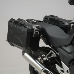 Σετ βάσεων και βαλιτσών αλουμινίου SW-Motech TRAX ADV 37 lt. Honda CB 500 F -15 μαύρο