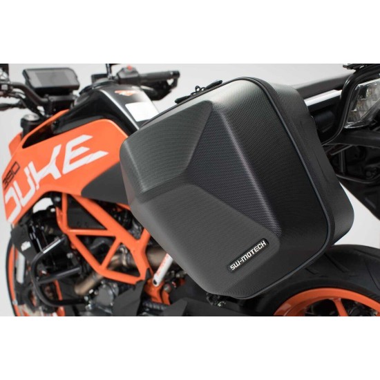 Σετ βάσεων και πλαϊνών βαλιτσών SW-Motech Urban ABS 33 lt. KTM 125-390 Duke 17- (σετ) Σετ βάσεων και πλαϊνών βαλιτσών SW-Motech Urban ABS 33 lt. KTM 125-390 Duke 17- (σετ)