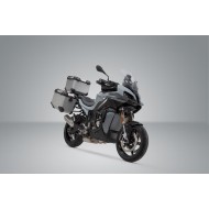 Ολοκληρωμένο σετ βάσεων και βαλιτσών SW-Motech TRAX ADV BMW S 1000 XR 20- ασημί (ΧΩΡΙΣ BMW ΣΧΑΡΑ)