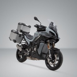 Ολοκληρωμένο σετ βάσεων και βαλιτσών SW-Motech TRAX ADV BMW S 1000 XR 20- ασημί (ΧΩΡΙΣ BMW ΣΧΑΡΑ)