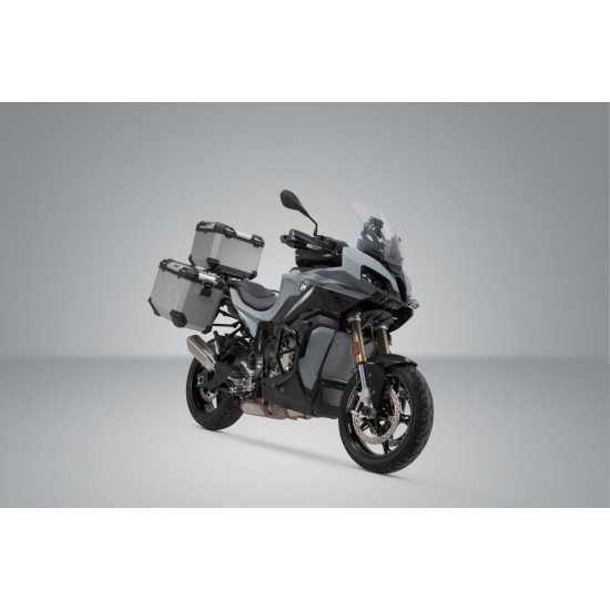 Ολοκληρωμένο σετ βάσεων και βαλιτσών SW-Motech TRAX ADV BMW S 1000 XR 20- ασημί (ΧΩΡΙΣ BMW ΣΧΑΡΑ)