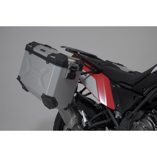 Ολοκληρωμένο σετ βάσεων και βαλιτσών SW-Motech TRAX ADV Yamaha Tenere 700 ασημί
