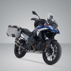 Σετ βάσεων και βαλιτσών SW-Motech TRAX ADV BMW R 1300 GS ασημί