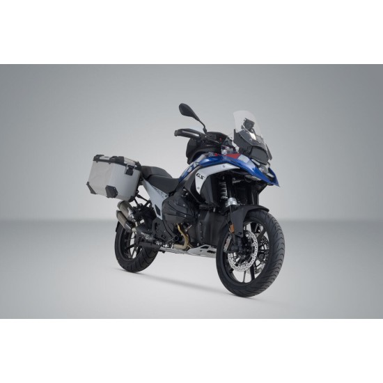 Σετ βάσεων και βαλιτσών SW-Motech TRAX ADV BMW R 1300 GS ασημί