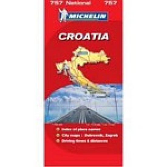 Χάρτης Κροατίας Michelin road map Χάρτης Κροατίας Michelin road map