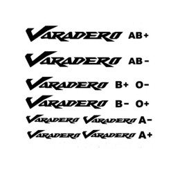 Αυτοκόλλητο Honda XL 1000V Varadero & ομάδες αίματος