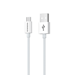 Καλώδιο φόρτισης USB σε Micro USB 3A Lotus 0.8 λευκό (1,2m)