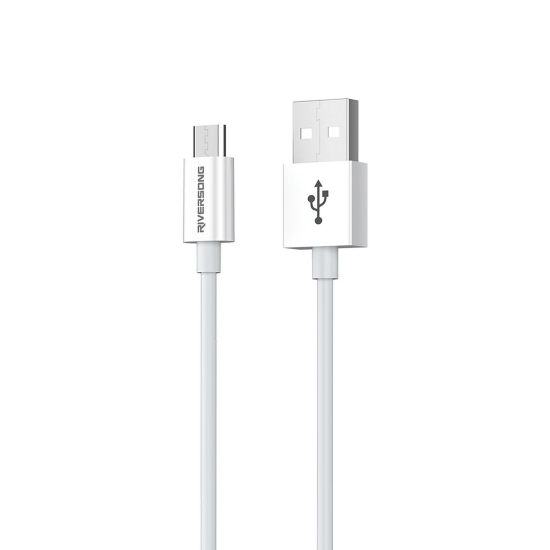 Καλώδιο φόρτισης USB σε Micro USB 3A Lotus 0.8 λευκό (1,2m) Καλώδιο φόρτισης USB σε Micro USB 3A Lotus 0.8 λευκό (1,2m)