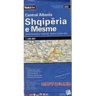 Χάρτης Vektor κεντρικής Αλβανίας 1:200.000 