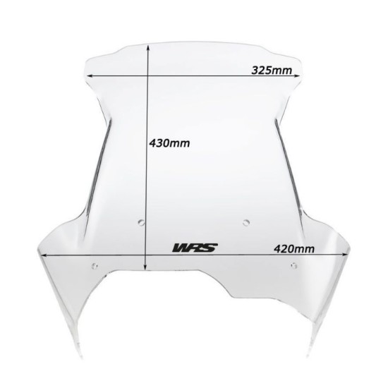 Ζελατίνα WRS Caponord BMW F 650/800 GS 08- διάφανη Ζελατίνα WRS Caponord BMW F 650/800 GS 08- διάφανη