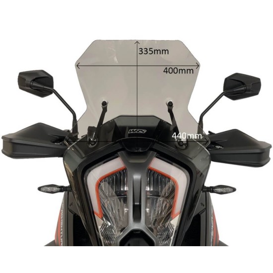 Ζελατίνα WRS Caponord KTM 1290 Super Adventure S/R 21- ελαφρώς φιμέ Ζελατίνα WRS Caponord KTM 1290 Super Adventure S/R 21- ελαφρώς φιμέ