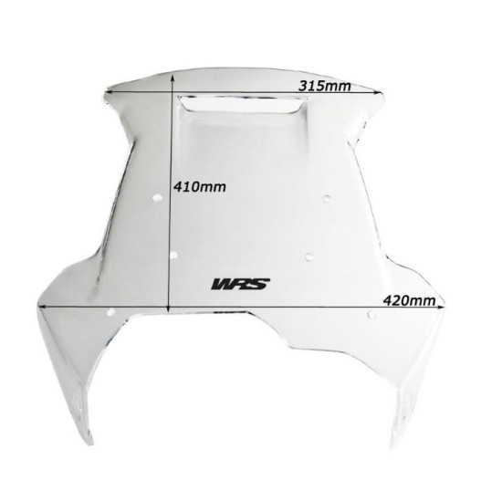 Ζελατίνα WRS Touring ψηλή BMW F 650/800 GS 08- διάφανη Ζελατίνα WRS Touring ψηλή BMW F 650/800 GS 08- διάφανη