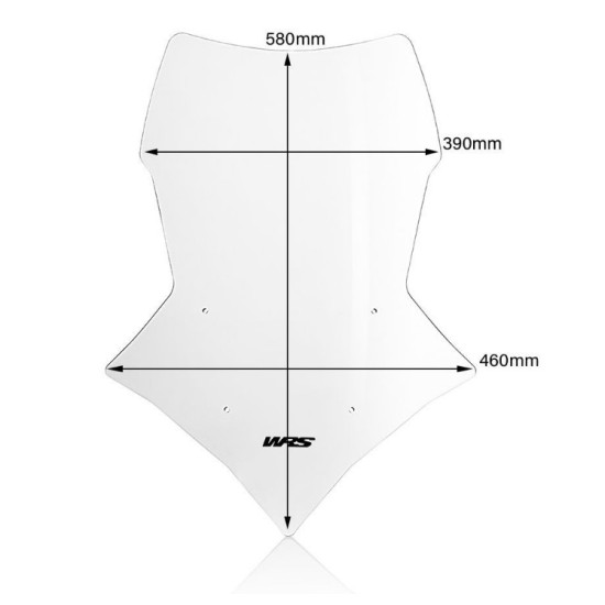 Ζελατίνα WRS Touring ψηλή Yamaha Tracer 9/GT διάφανη