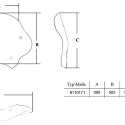 Ζελατίνα Wunderlich Touring screen Vario-ERGO BMW R 1200 R -14 διάφανη