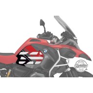 Αυτοκόλλητα ντεπόζιτου Wunderlich BMW R 1250 GS Adv. μαύρο-κόκκινο (σετ 2)