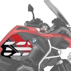 Αυτοκόλλητα ντεπόζιτου Wunderlich BMW R 1250 GS Adv. μαύρο-κόκκινο (σετ 2)