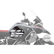 Αυτοκόλλητα ντεπόζιτου Wunderlich BMW R 1250 GS Adv. γκρι-μαύρο (σετ 2)