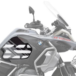 Αυτοκόλλητα ντεπόζιτου Wunderlich BMW R 1250 GS Adv. γκρι-μαύρο (σετ 2)