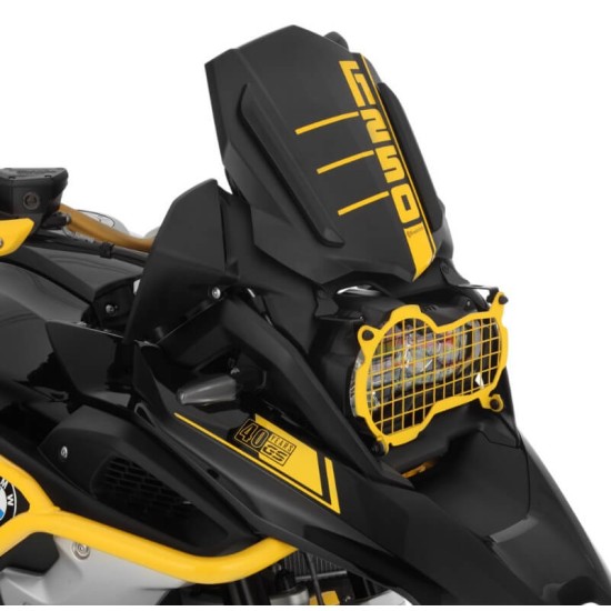 Ζελατίνα Wunderlich Flowjet BMW R 1250 GS/Adv. μαύρη-κίτρινη (έκδοση 40th years GS)