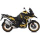 Ζελατίνα Wunderlich Flowjet BMW R 1250 GS/Adv. μαύρη-κίτρινη (έκδοση 40th years GS)