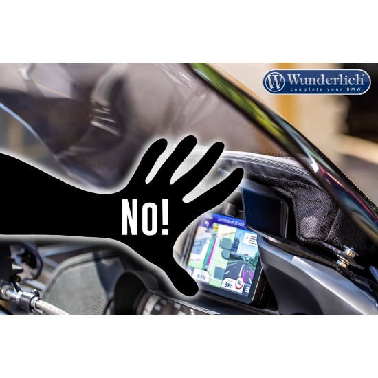 Κλειδαριά Wunderlich για ΟΕΜ Navigator BMW R 1250 RT ασημί Κλειδαριά Wunderlich για ΟΕΜ Navigator BMW R 1250 RT ασημί