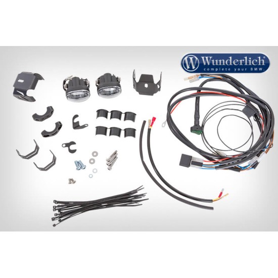 Προβολάκια Micro Flooter LED με βάσεις για κάγκελα Suzuki DL 650 V-Strom μαύρα Προβολάκια Micro Flooter LED με βάσεις για κάγκελα Suzuki DL 650 V-Strom μαύρα