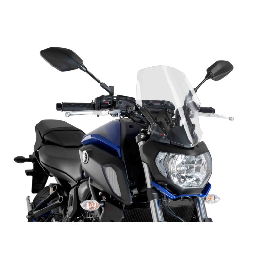 Ζελατίνα PUIG New Generation Naked Touring Yamaha MT-07 18-20 διάφανη