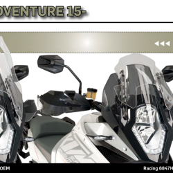 Ζελατίνα Puig Sport KTM 1290 Super Adventure/T μαύρη