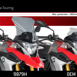 Ζελατίνα Puig Touring BMW G 310 GS σκούρο φιμέ