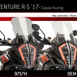 Ζελατίνα Puig Touring KTM 1290 Super Adventure S/R διάφανη -20 (δεύτερη έκδοση)