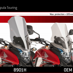 Ζελατίνα Puig Touring Honda CB 500 X 16- ελαφρώς φιμέ