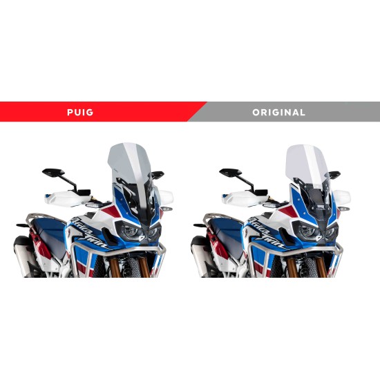 Ζελατίνα Puig Touring Honda CRF 1000L Africa Twin/Adventure Sports ελαφρώς φιμέ