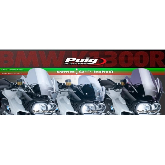 Ζελατίνα Puig Naked New Generation Sport BMW K 1300 R διάφανη Ζελατίνα Puig Naked New Generation Sport BMW K 1300 R διάφανη